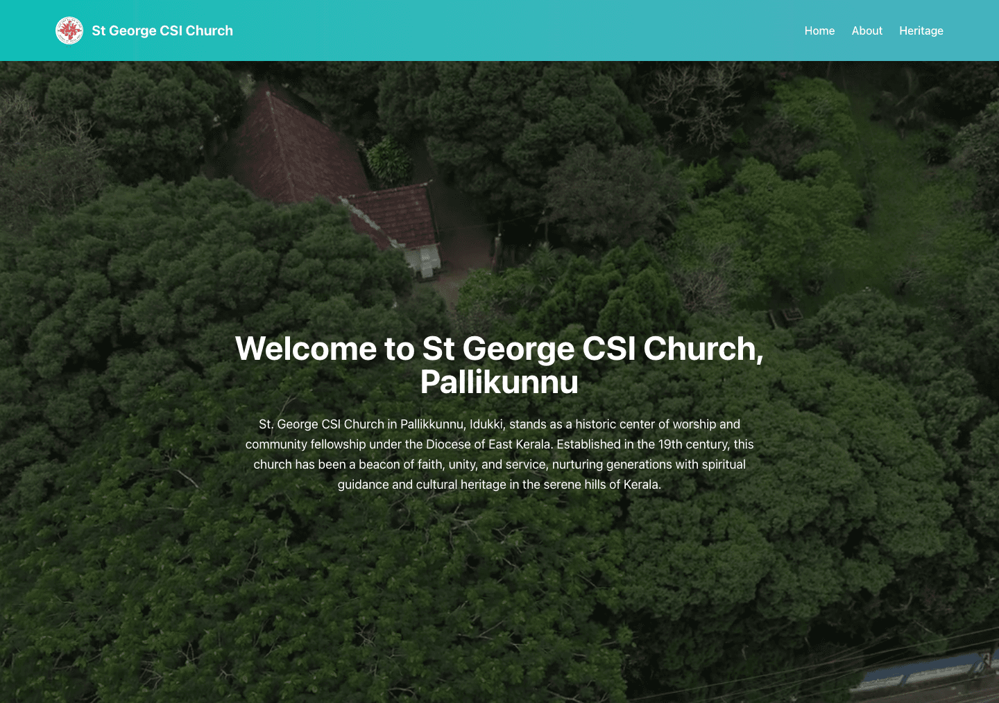 St George CSI Church official website homepage