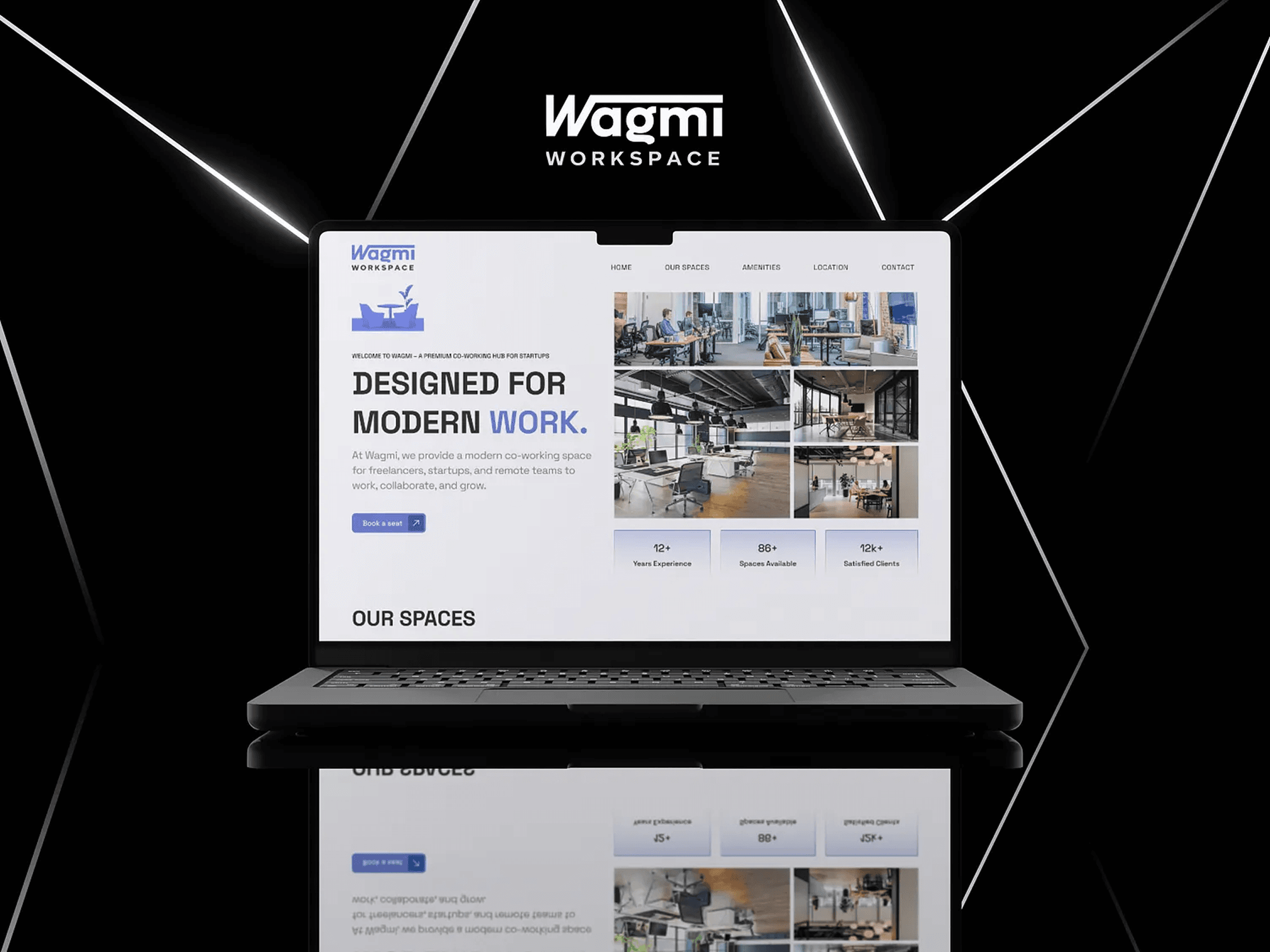 Wagmi Workspace website homepage